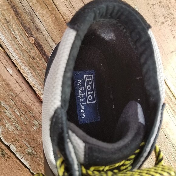 Polo by Ralph Lauren high top suede/mesh speakers Size 10D - Picture 10 of 10